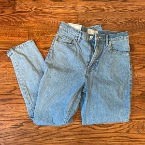Everlane straight legged high waisted jeans 28